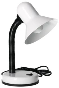 Lampada da tavolo SMIESZEK 1xE27/40W/230V bianco