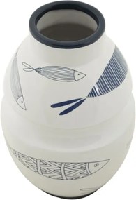 Vaso Ceramica Fish Cm Ø 15X24
