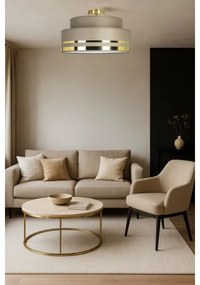 Plafoniera TAMI 1xE27/60W/230V marrone/oro