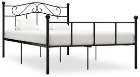 Giroletto Nero İn Metallo 160x200 Cm /