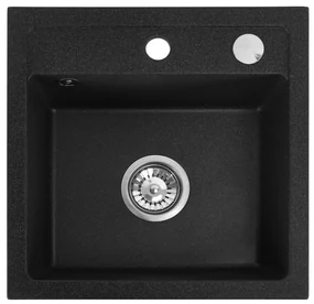Lavello granit West black metalic