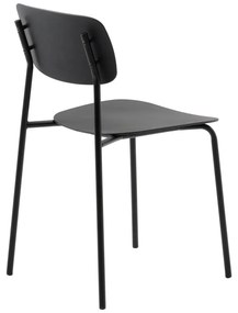 Sedie da pranzo in set nere 2 pz Kirkland – Unique Furniture