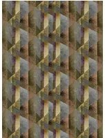 Designers Guild Carta da parati panoramica Minakari Geo - Rosewood
