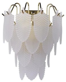 Searchlight 48910-1SB - Applique da parete FEATHER 1xE14/60W/230V