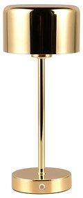 Lampada da tavolo a LED dimmerabile in oro (altezza 30 cm) Jeff - Trio