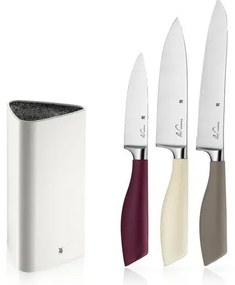 WMF - Set di coltelli da cucina con ceppo ELEMENTS, 4 pezzi