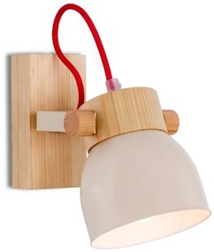 Luce Spot da parete VIANA 1xE27/60W/230V