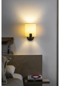 FARO 20053 - Applique a LED NILA 1xE27/15W/230V + LED/3W color crema/nero