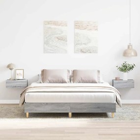 Giroletto Senza Materasso Grigio Sonoma 140x200 Cm Truciolato /