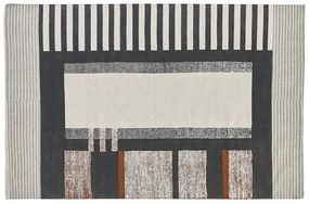Tappeto multicolore rettangolare in cotone 160 x 230 cm KAKINADA Beliani