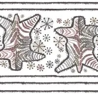 Rebel Walls Carta da parati panoramica Zebra Skin - Pastel
