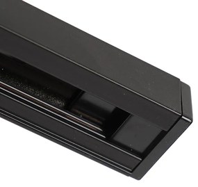 Sistema a binario con 3 faretti monofase nero con oro - Jeana