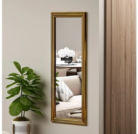 Specchio da parete SMOOTH 105x40 cm oro
