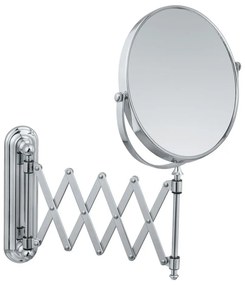 WENKO 3656241100 - Specchio cosmetico TELESCOPE DELUXE 23x38 cm finitura cromata lucida