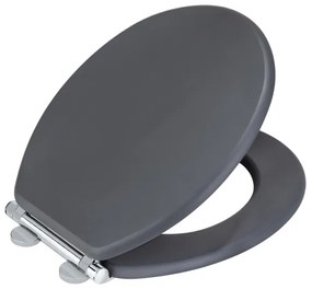 WENKO 25218100-WC sedile WC MORRA 35x42 cm antracite/argento