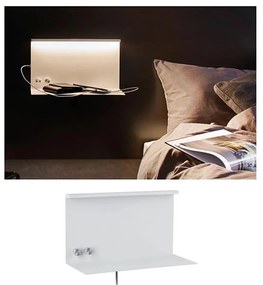 Paulmann 78919 - LED/4,5W Lampada dimmerabile con mensola e USB + LED/1,6W 230V
