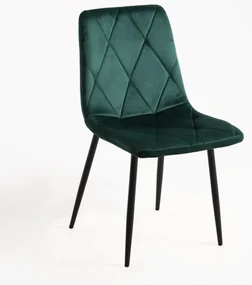 Sedia Lyke Velluto - Verde