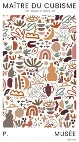 Poster Decorativo (50x70 cm) Muse Multicolore Classic - Sklum