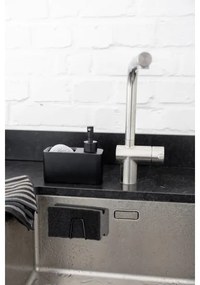 WENKO 55071100 - Supporto BLACK OUTDOOR KITCHEN 5x5 cm acciaio inox/nero