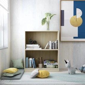 Libreria Rovere Sonoma 60x24x76 Cm İn Legno Multistrato /