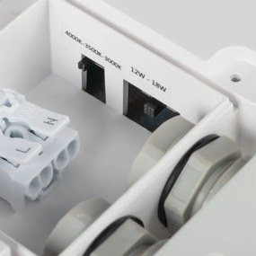 Kanlux 38776 - Lampada LED da esterno BENO LED/12/18W/230V 3000/3500/4000K IP65 bianco