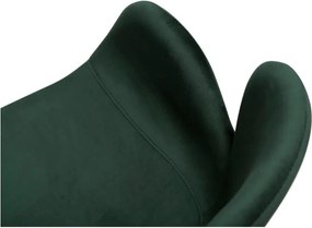 Sedia da pranzo verde in imbottito con braccioli Gaia – DAN-FORM Denmark