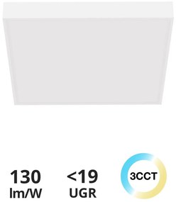 Plafoniera LED 60x60 42W UGR19 CCT Bianco Variabile con driver Philips Colore Bianco Variabile CCT