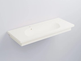 Cielo Enjoy Lavabo 120x48 Sospeso O Da Appoggio Con Piletta Click Clack In Ceramica talco