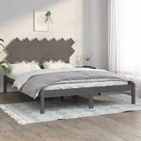 Giroletto Grigio 150x200 cm 5FT King Size in Legno Massello 3104875