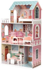 Grande casa delle bambole Barbie con set di mobili