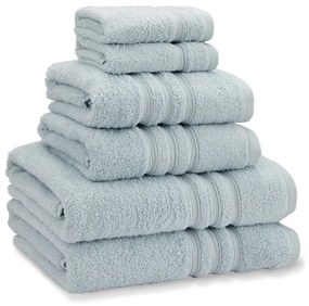 Set di asciugamani per viso e corpo tipo terry azzurri in cotone 6 pz Zero Twist – Catherine Lansfield