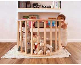 Arco a dondolo montessori di colore naturale in pino massiccio 60x100x60 cm Montessori – Little Nice Things