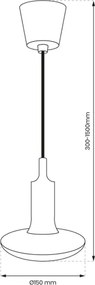 Lampadina LED E27/15W/230V 6000K + power cavo