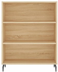 Credenza rovere sonoma 69,5x32,5x180 cm legno multistrato