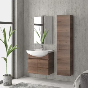 Mobile bagno 65cm sospeso con 2 ante BN-65A - KAMALU