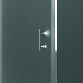 Doccia angolare 150x90 vetro satinato anta scorrevole KF5000S - KAMALU