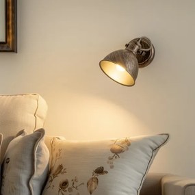 Brilagi - Faretto da parete TECHNO 1xE27/60W/230V bronzo/patina