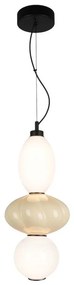 Lampadario LED a sospensione con filo ASCOLI LED/18W/230V diametro 20 cm beige