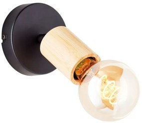 Brilliant - Faretto da parete 1xE27/28W/230V bambù