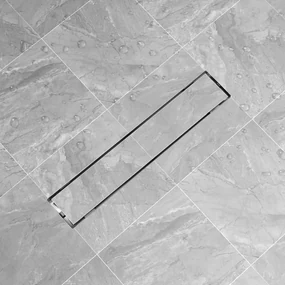 Canaletta Di Drenaggio Per Doccia 630x140 Mm İn Acciaio Inox /