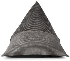 Pouf a sacco per bambini marrone con rivestimento in velluto a coste Razzy – SLOWDOWN