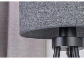 Duolla - Lampada da tavolo OVAL 1xE27/15W/230V diametro 30 cm grigio