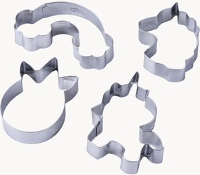Set di 4 tagliabiscotti in acciaio inossidabile Unicorn