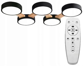LAMPADA DA SOFFITTO BLACK NERA APP526-5C