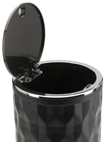 Set da bagno REINA 5 pz nero/cromo