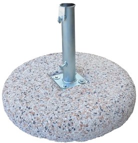 Base per ombrellone riempibile in cemento Girasole L 60 x P 60 x H 9 cm