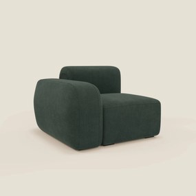 BonBon modulo terminale 105 cm sinistro o destro - tessuto smacchiabile T23 verde
