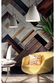 Redo 01-1311 - Lampadario a sospensione con filo ARNE 1xE27/42W/230V bianco