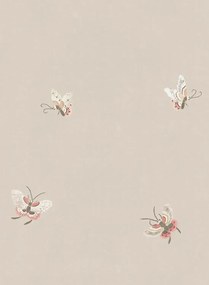 Sandberg Carta da parati Butterflies - Sandstone