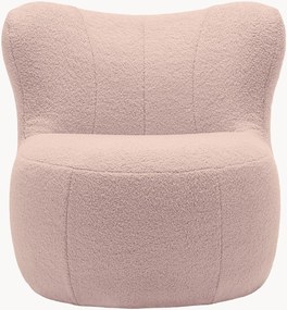 Poltrona lounge imbottita rosa perla freistil173